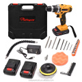 21V 3/8" high quality Durable Brushless Power Tool Set Bit Cordless Electric Drill Impact Driver